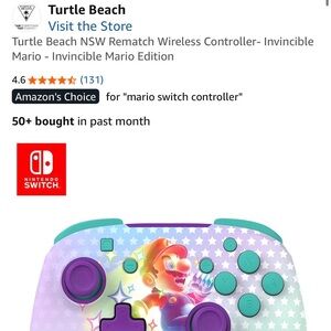Nintendo Switch Controller - Purple and Teal